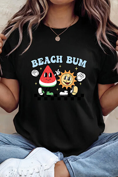 Sarah's Boutique Women's T-shirt – 100% cotton – Beach Bum