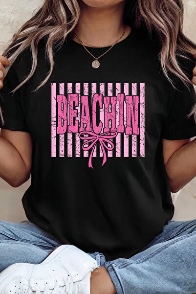 Sarah's Boutique Women's T-shirt – 100% cotton – Beachin Bow