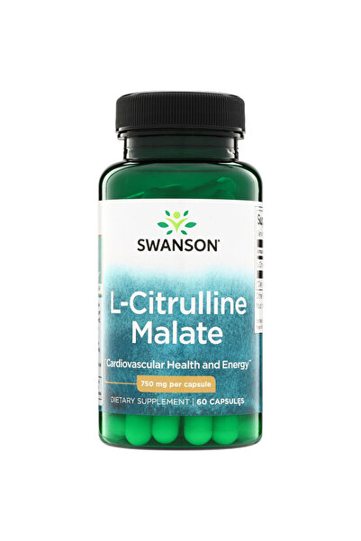 SWANSON L-Citrulline Malate 750 mg 60 Kapsül Takviye Edici Gıda