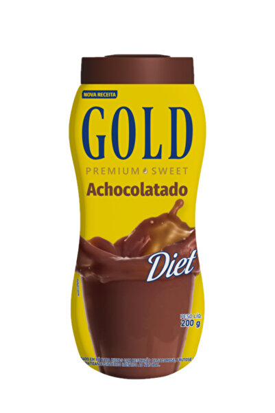 Gold CHOCOLATE POWDER - SUGAR FREE 200GM جولد مسحوق مشروب الشوكولاتة بدون سكر...