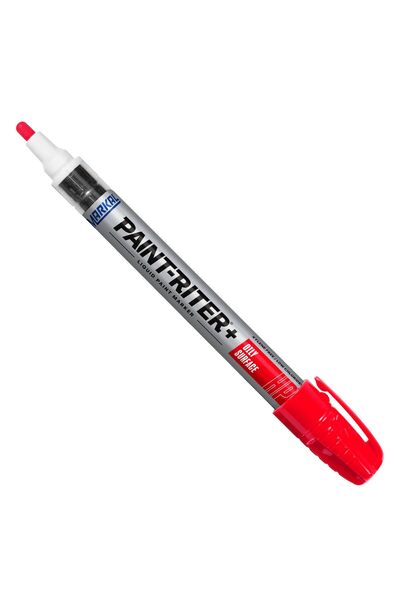 Markal 096962 PAINT-RITER+، للأسطح الزيتية، أحمر، علبة تحتوي على 12 قطعة