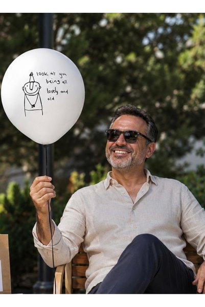 Kukuletaparty Mottolu Doğum Günü Kutlama Balonu-Erkek (soft tasarım)