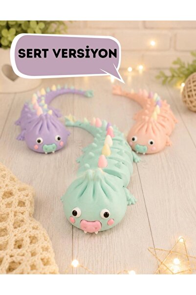 You Toys 1 Adet Sürpriz Renkli Dragon Çin Mantısı (Sert Versiyon ) 16 cm Oyuncak