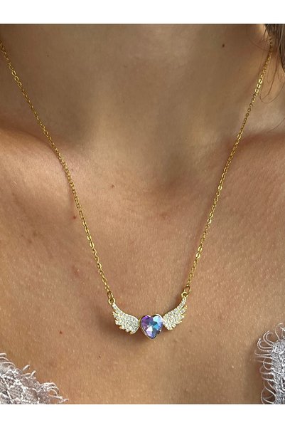 Twinssis Accessories 316L Zirkon Taşlı Çelik Kolye