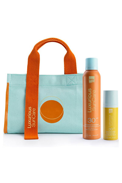 LUXURIOUS Αντιοξειδωτικό Αντηλιακό Σπρέι SPF30+ 200ml & Ορός Προσώπου SPF30 5...