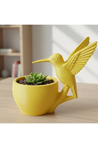 OEM Ghiveci Decorativ cu Pasăre Colibri, Suport pentru Plante mici