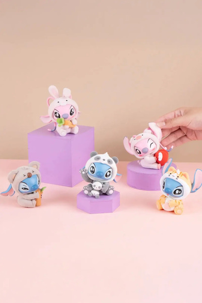 Miniso صندوق شخصيات ستيتش المرخص من ديزني - صندوق مفاجآت قابل للتجميع