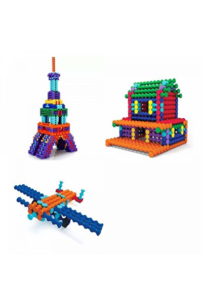 Puzzle Box of Zigzag Construction Sticks 145 Pieces +3 Years