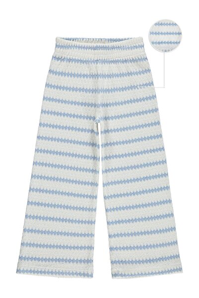 Civil Girls Wide Leg Pants for 10-13 Years Old - Blue