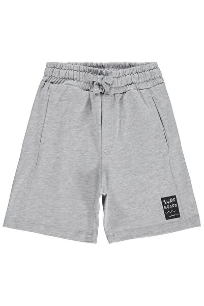 Civil Boys Basic Have Fun Baskılı 10-13 Yaş Şort - Gri