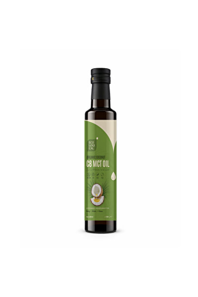 Ecological Organic C8 MCT Oil 250ml- Coconut-Based, Keto-Friendly