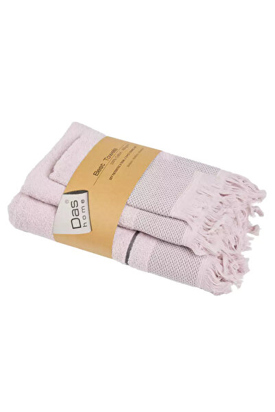 Das Home Σετ 3 απλών πετσετών (0838-0843) Best - 114 - Λιλά