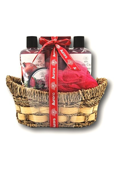 Aurora Gift basket for women, Exotic Crush Pomegranate model, containing an e...