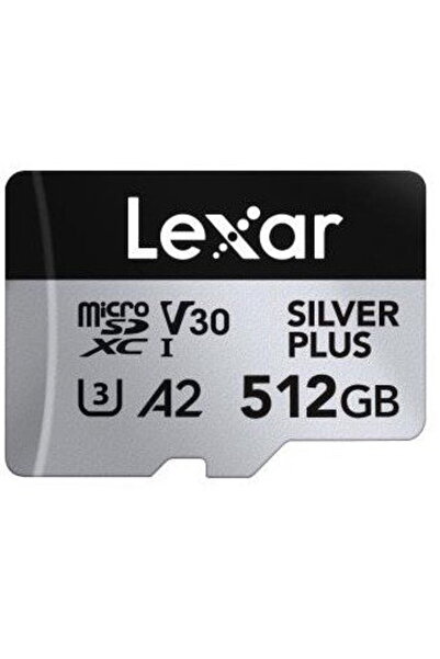 Lexar Card de memorie microSDXC Professional Silver Plus 512 GB, UHS-I U3, V3...