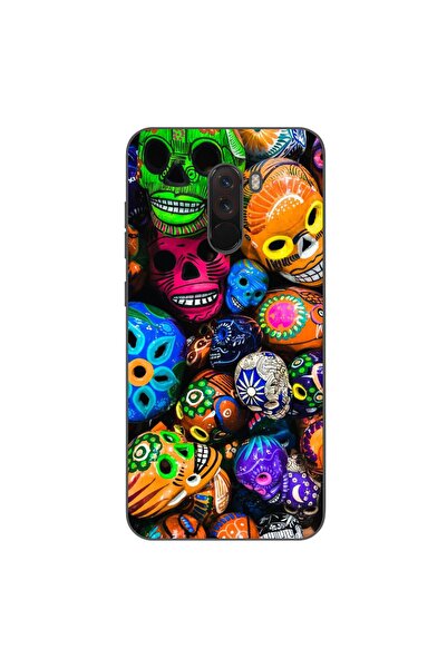 OEM Калъф, съвместим с Xiaomi Pocophone F1, силиконов гел TPU, с шарка на цве...