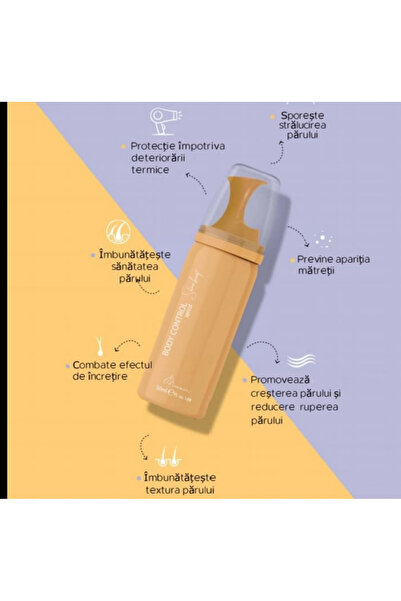 Mounir Spuma tratament - body control shine boost apricot - 50ml