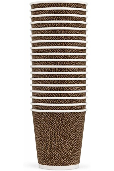 Sunny Your Bright choice Sunny Premium Ripple Wall Paper Cups 8oz – Insulated Disposable Coffee Cups, Heat Resistant, Leak Proof, for Tea & Coffee (Pack of 25)