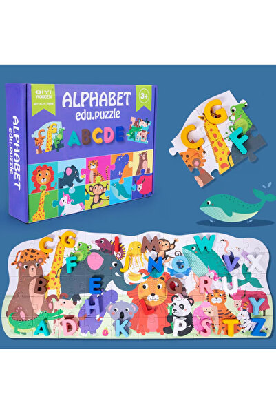 OEM Wooden Puzzle, Duo Alphabet and Animals. Edu Puzzle