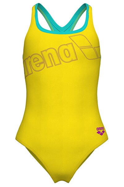 ARENA LOGO KIZ ÇOCUK YÜZÜCÜ MAYOSU 010287380