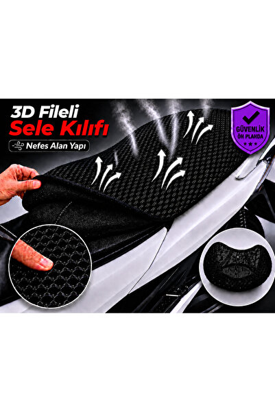 Vi Caro Husa scaun motocicleta Kuba Matrix 150 Husa scaun din plasa 3D Protec...