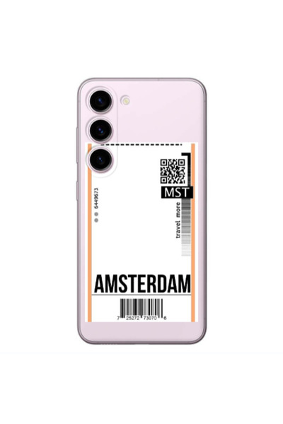 Other Samsung S23 Plus Amsterdam Travel More Transparent Silicone TPU Θήκη