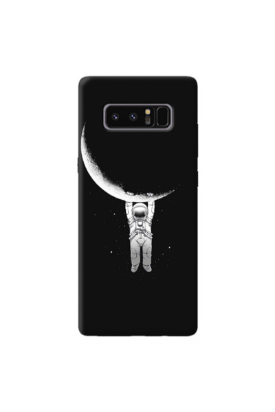 Other Samsung Note 8 Swinging on the moon Transparent Silicone TPU Θήκη