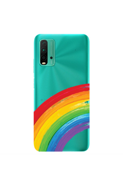 Other Xiaomi Redmi 9T Rainbow 3 Transparent Silicone TPU Θήκη