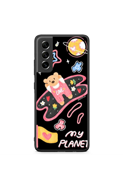 Other Samsung S21 FE My planet Black Glossy Θήκη