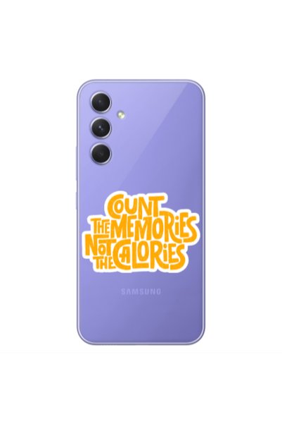 Other Samsung S25 PLUS Count the memories not the calories Transparent Silico...