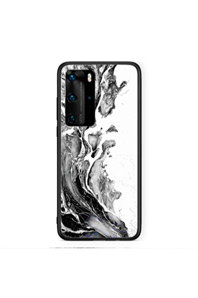 Other Huawei P40 Pro Marble River Black Glossy Θήκη