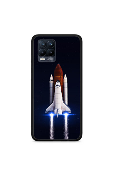 Other Realme 8 space travel Black Glossy Θήκη
