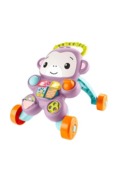 FISHER PRICE Fisher-Price Benimle Öğren Mor Maymun Yürüteç JGW94