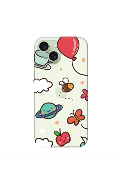 Other Apple iPhone 15 Plus cute little ones Transparent Silicone TPU Θήκη