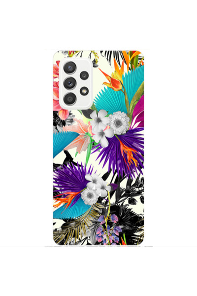 Other Samsung A72 Sea flowers Transparent Silicone TPU Θήκη