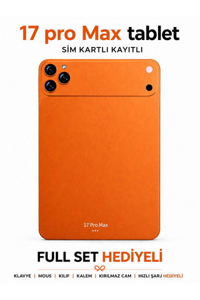 asfteknoloji 17 ProMax 10inch Sim Kartlı- Klavyye+Mous+Kalem+Kılıf Hediye