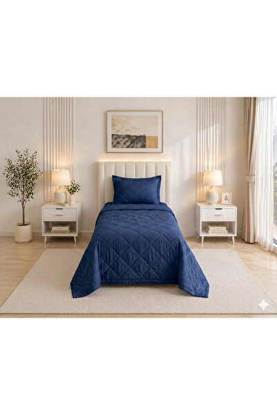 Zarif Home غطاء سرير صيفي مبطن، طقم مفرد من قطعتين - 160 سم × 230 سم