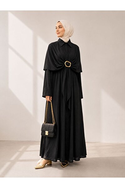 KZC TEKSTİL Σετ με hijab - Μαύρο - Regular