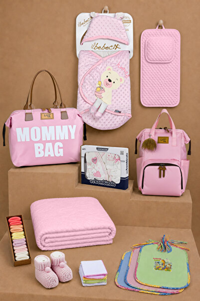 Lui Baby 10-Piece Newborn Baby Care Bag Set, Hospital Release