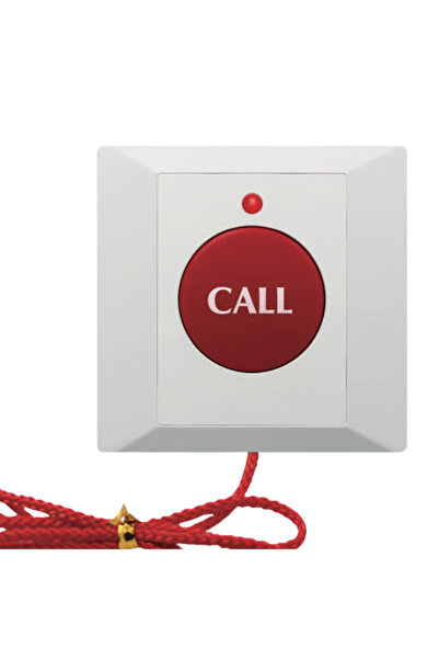 Etnicsaccessories Buton de panică/emergență cu șnur de declanșare, LED, avert...