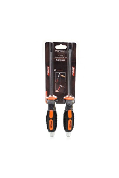 Kraft&dele Set de 2 șurubelnițe, KD10897, cu cap cruce și cap drept, PH2x150mmzz