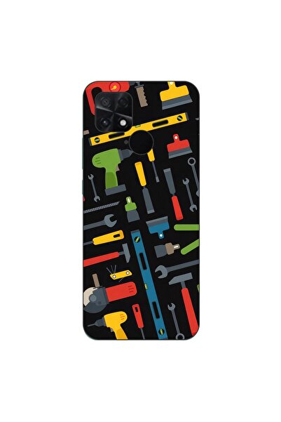 OEM Husa compatibila cu Xiaomi Poco C40 Silicon Gel Tpu Model Unelte Pattern