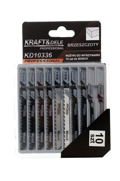 Kraft&dele SET DE 10 LAME PENTRU FIERĂSTRĂU DE TĂIAT, Kraft&Dele, KD10336