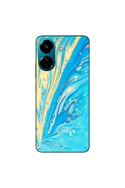 OEM Case compatible with Xiaomi Redmi 13C 4G Silicone Gel Tpu Model Aqua Bloom
