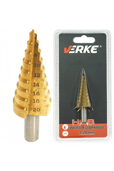 VERKE Burghiu conic, 4-20mm, Verke, V05056