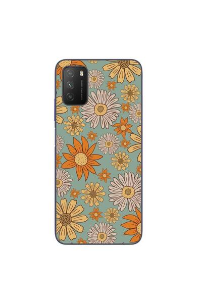 OEM Case compatible with Xiaomi Poco M3 Silicone Gel Tpu Pattern Vintage Meadow