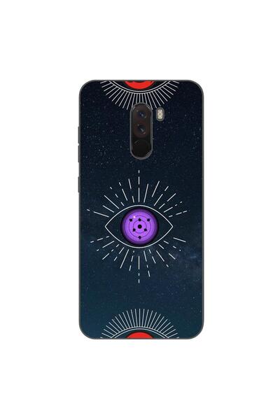 OEM Case compatible with Xiaomi Pocophone F1 Silicon Gel Tpu Pattern Tomoe Ri...