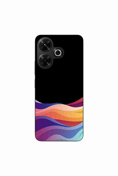 OEM Case compatible with Xiaomi Redmi 13 4G Silicon Gel Tpu Pattern Neon Waves