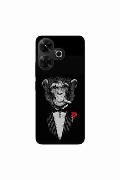OEM Case compatible with Xiaomi Redmi 13 4G Silicone Gel Tpu Model Cigar Monkey