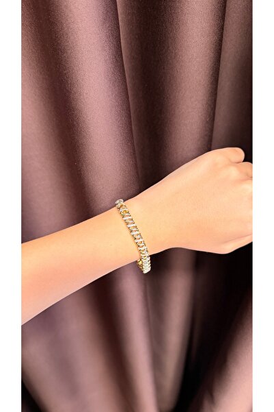 LOISY Women's Spiral Model Gold Bracelet