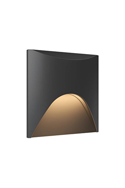 Braytron VEKSUS BLACK SQUARE LED SPOT FOR STEPS-3W-3000K IP65 STEP LIGHT